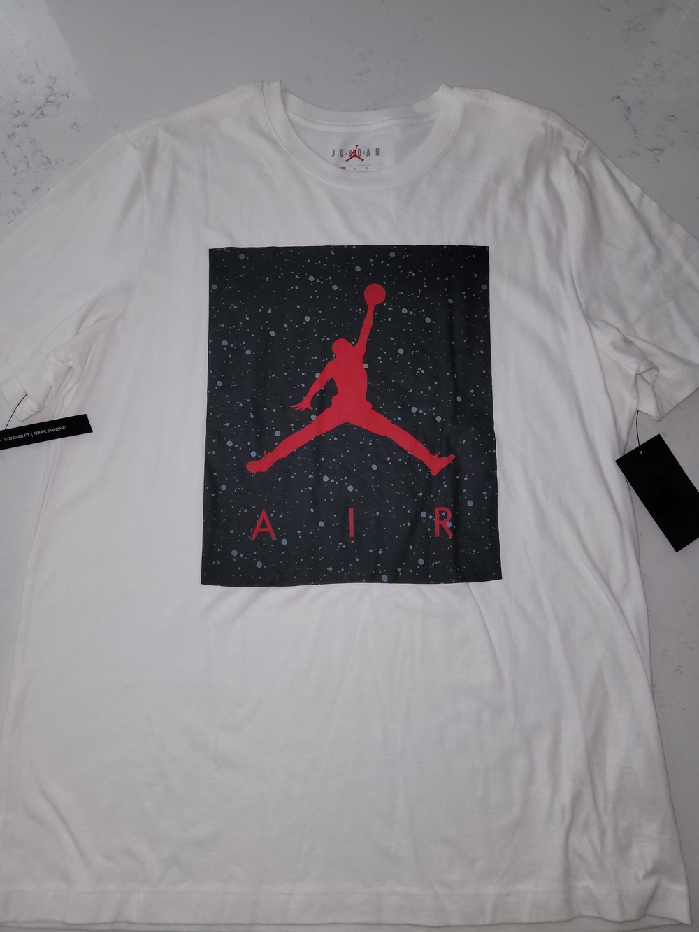 Jordan Men's White Air Jumpman Graphic T-Shirt